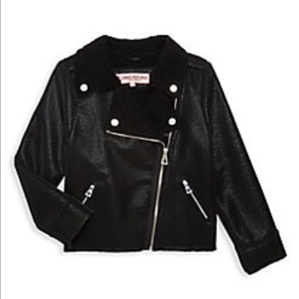 NWT ➡️URBAN REPUBLIC VELVET GIRLS MOTO JACKET SZ L